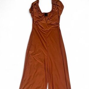 Rust Brown Jumpsuit